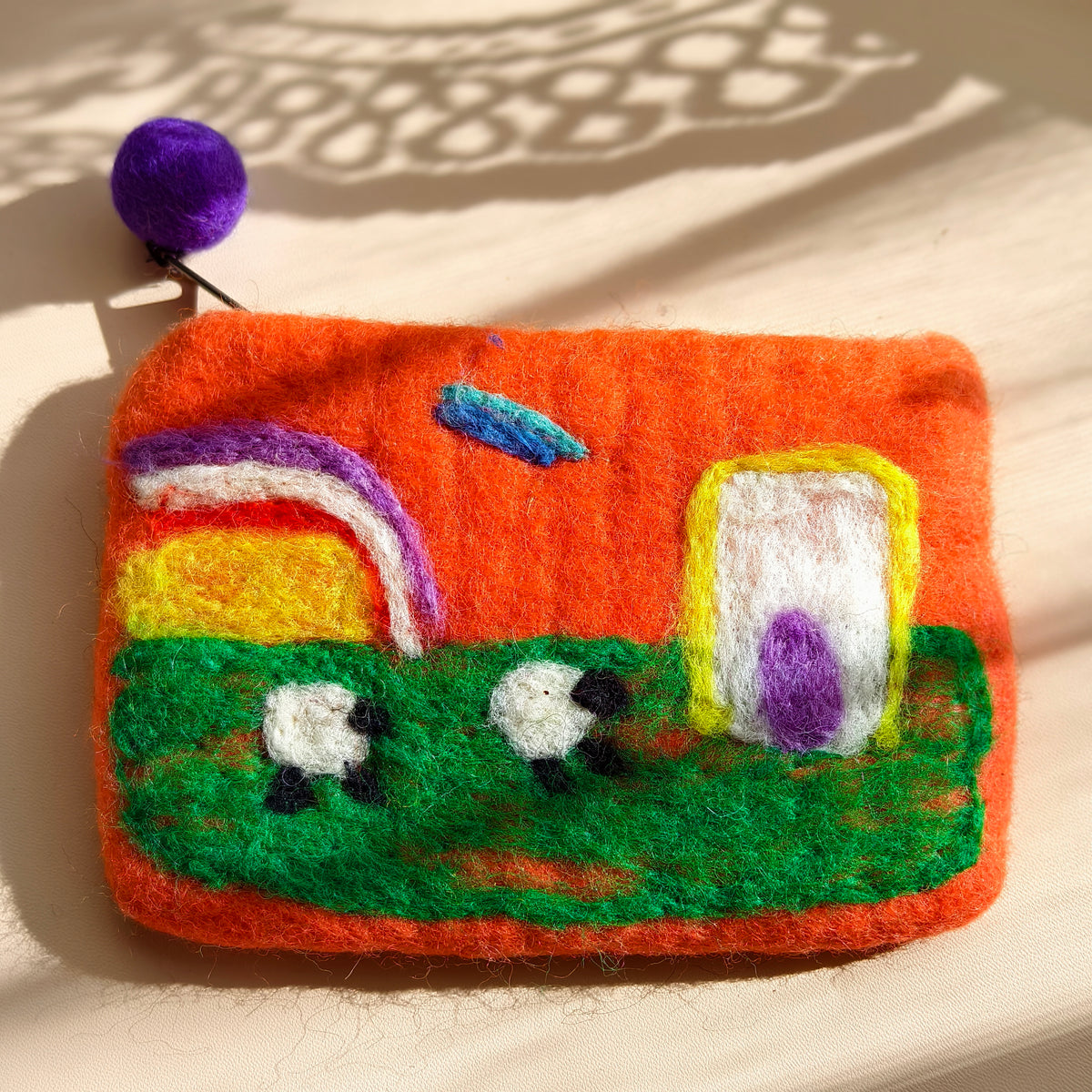 Little Felt Stories Zip Pouch – Handmade Wool Felt