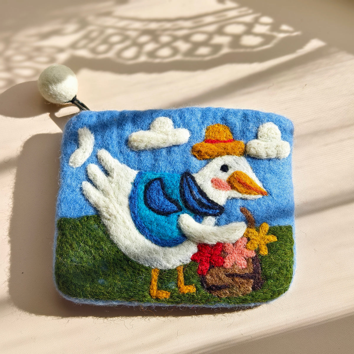 Little Felt Stories Zip Pouch – Handmade Wool Felt