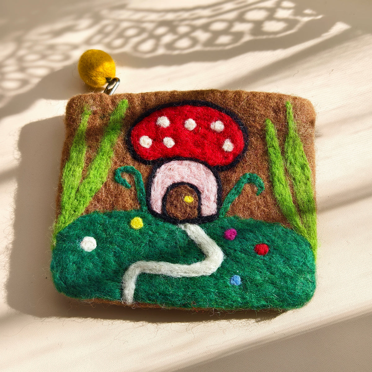 Little Felt Stories Zip Pouch – Handmade Wool Felt