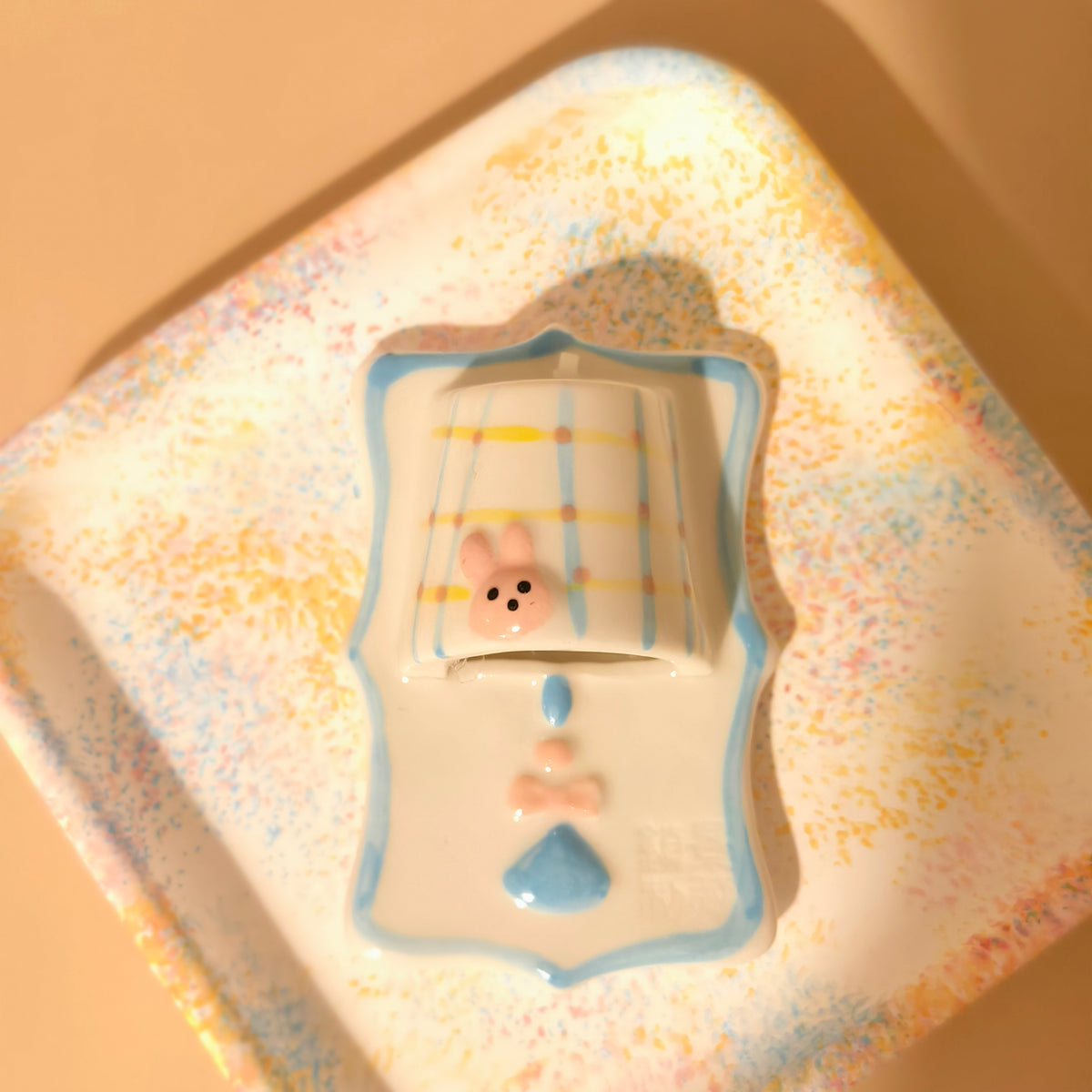 Retro Ceramic Fridge Night Light – Magnetic Design