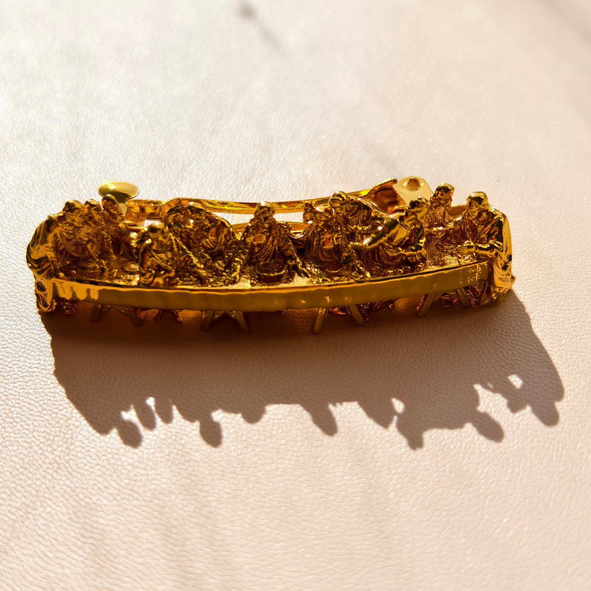 After Hours Renaissance Hair Barrette – 18K Gold-Plated Copper
