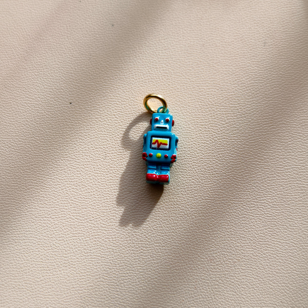 A Little Lift – Little Signal & Balloon Bearer Robot Pendant / Charm Pair