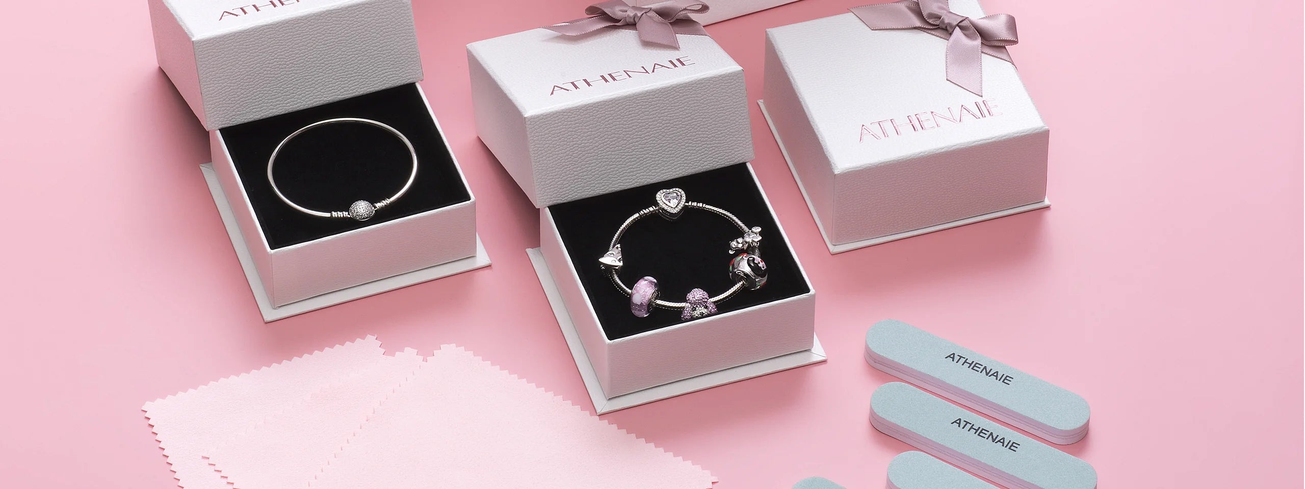 ATHENAIE Jewelry Care Banner