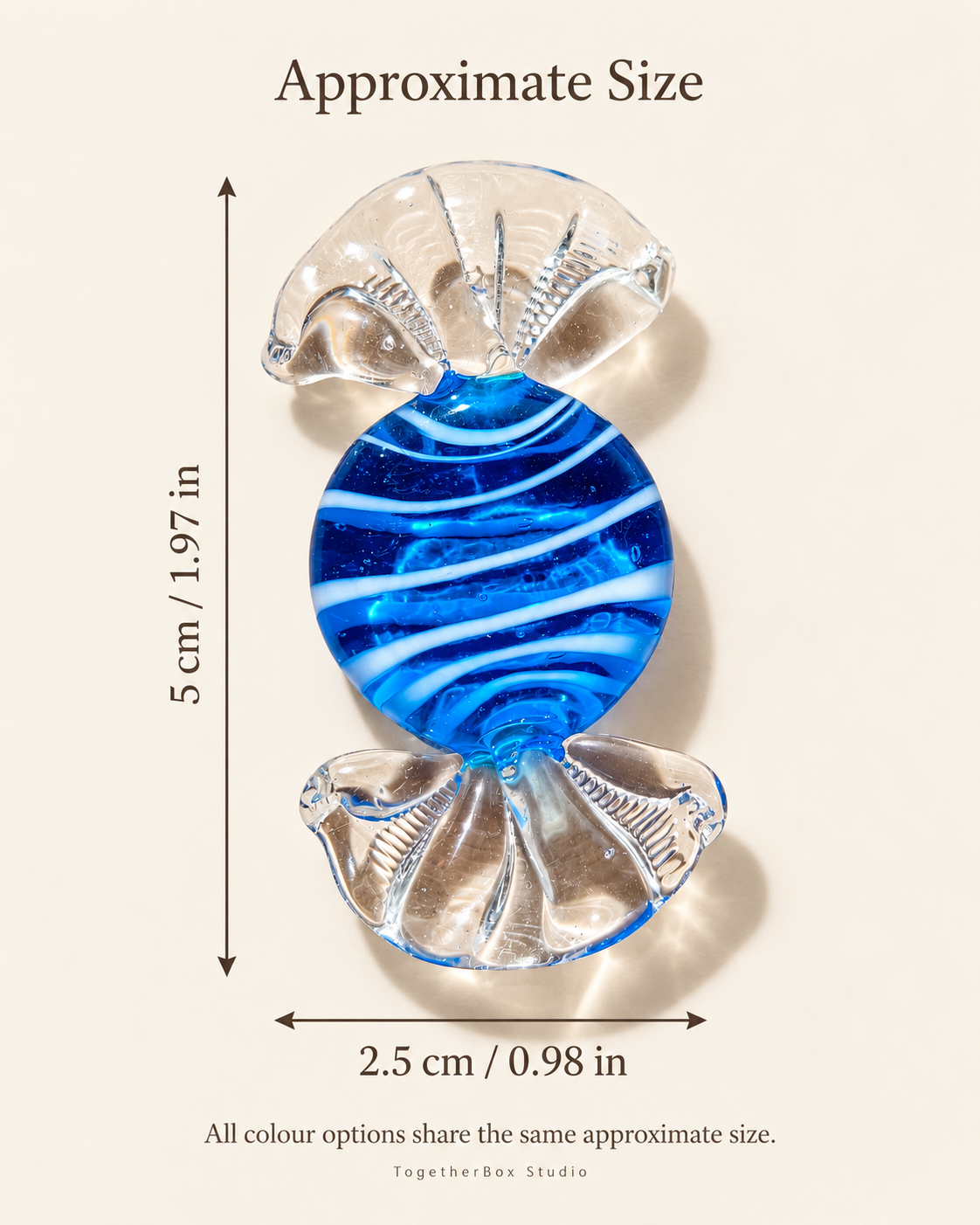 A Pocketful of Colour – Lampwork Glass Sweet Ornaments