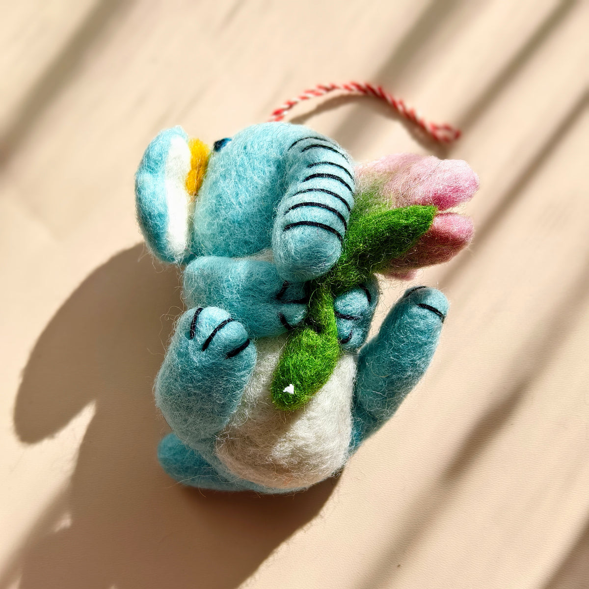 Gentle Giants – Handmade Wool Felt Elephant Ornaments