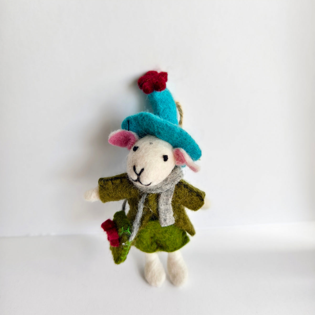 Rabbit Companions – Handmade Wool Felt Rabbit Ornaments