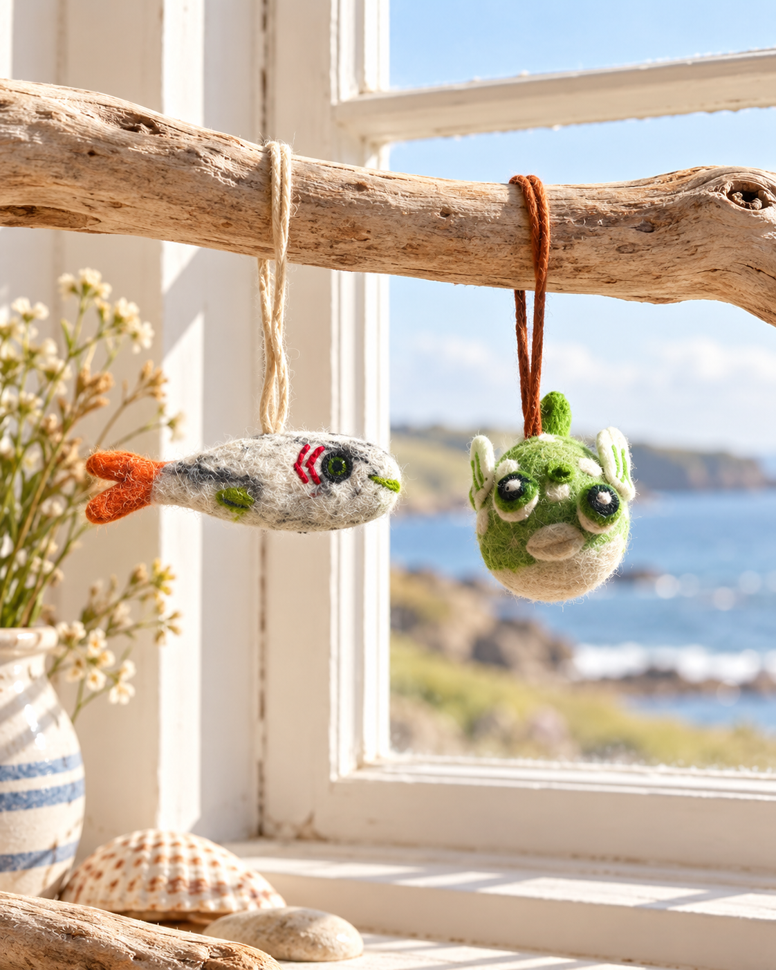 Little Fish Friends – Handmade Wool Felt Charms