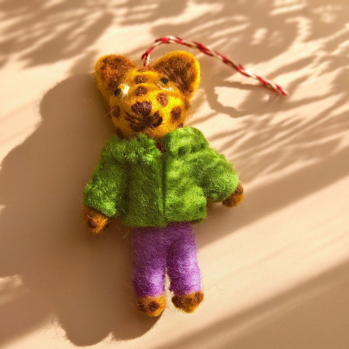 Little Leopards – Handmade Wool Felt Leopard Ornaments