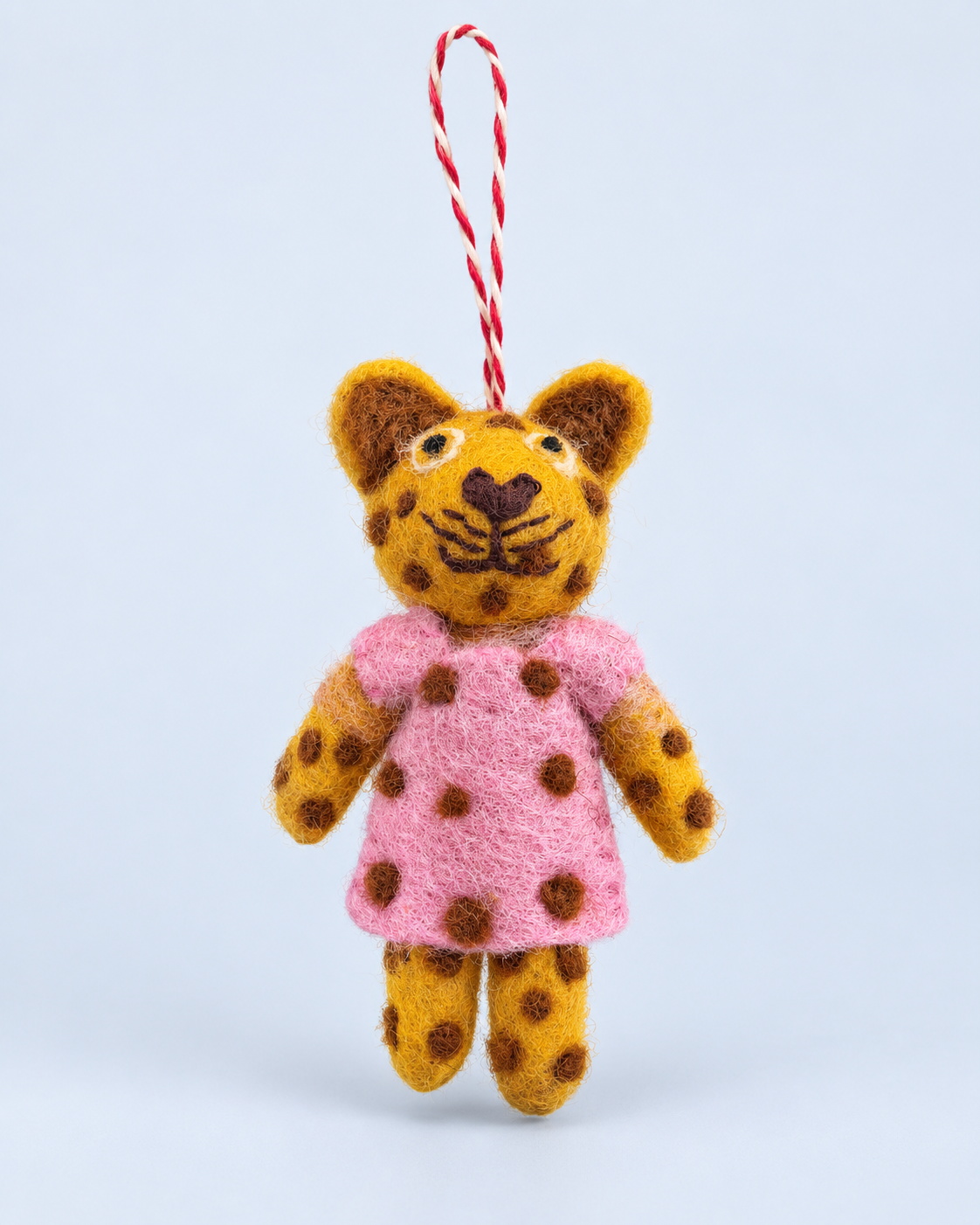 Little Leopards – Handmade Wool Felt Leopard Ornaments