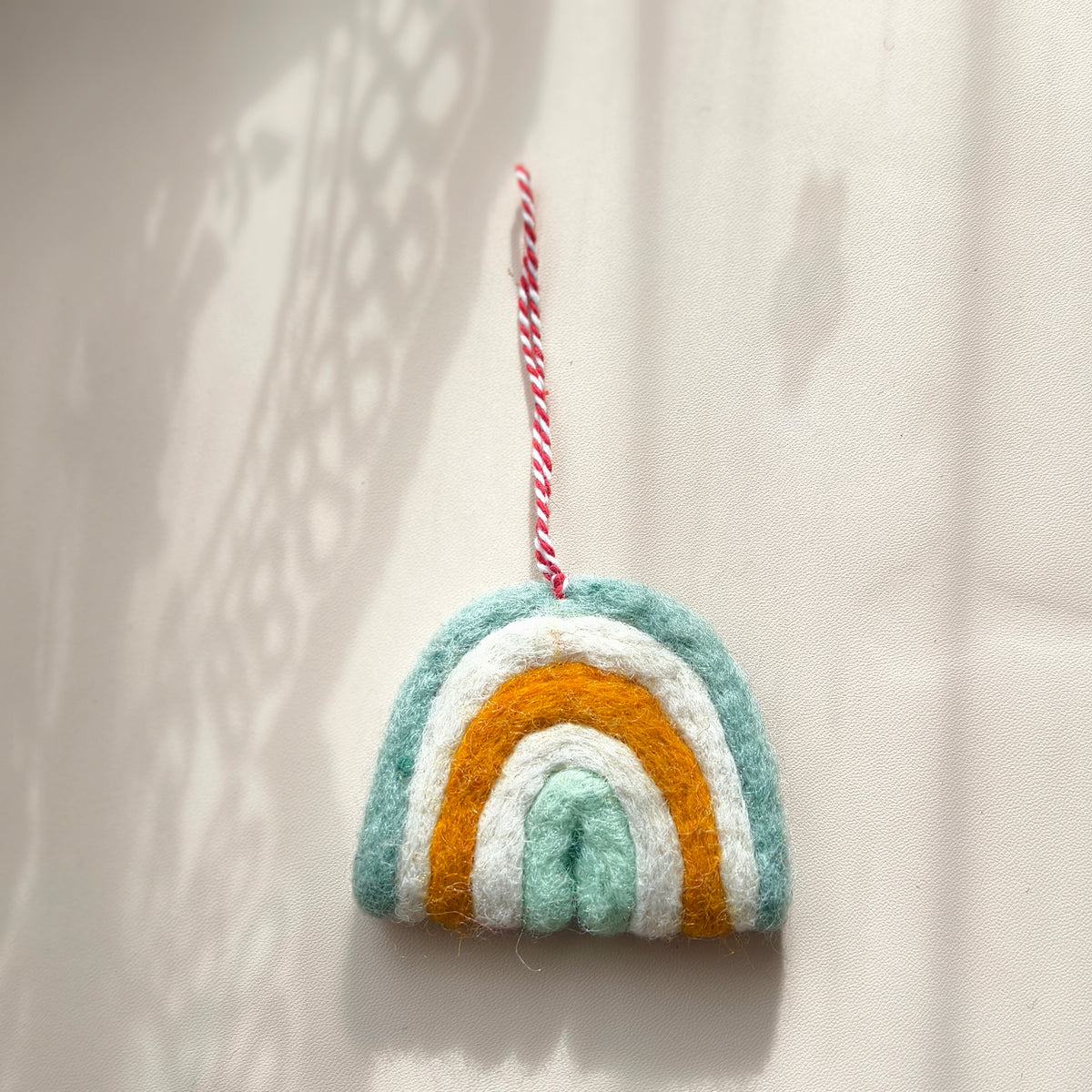 After the Rain – Handmade Wool Felt Rainbow Ornaments