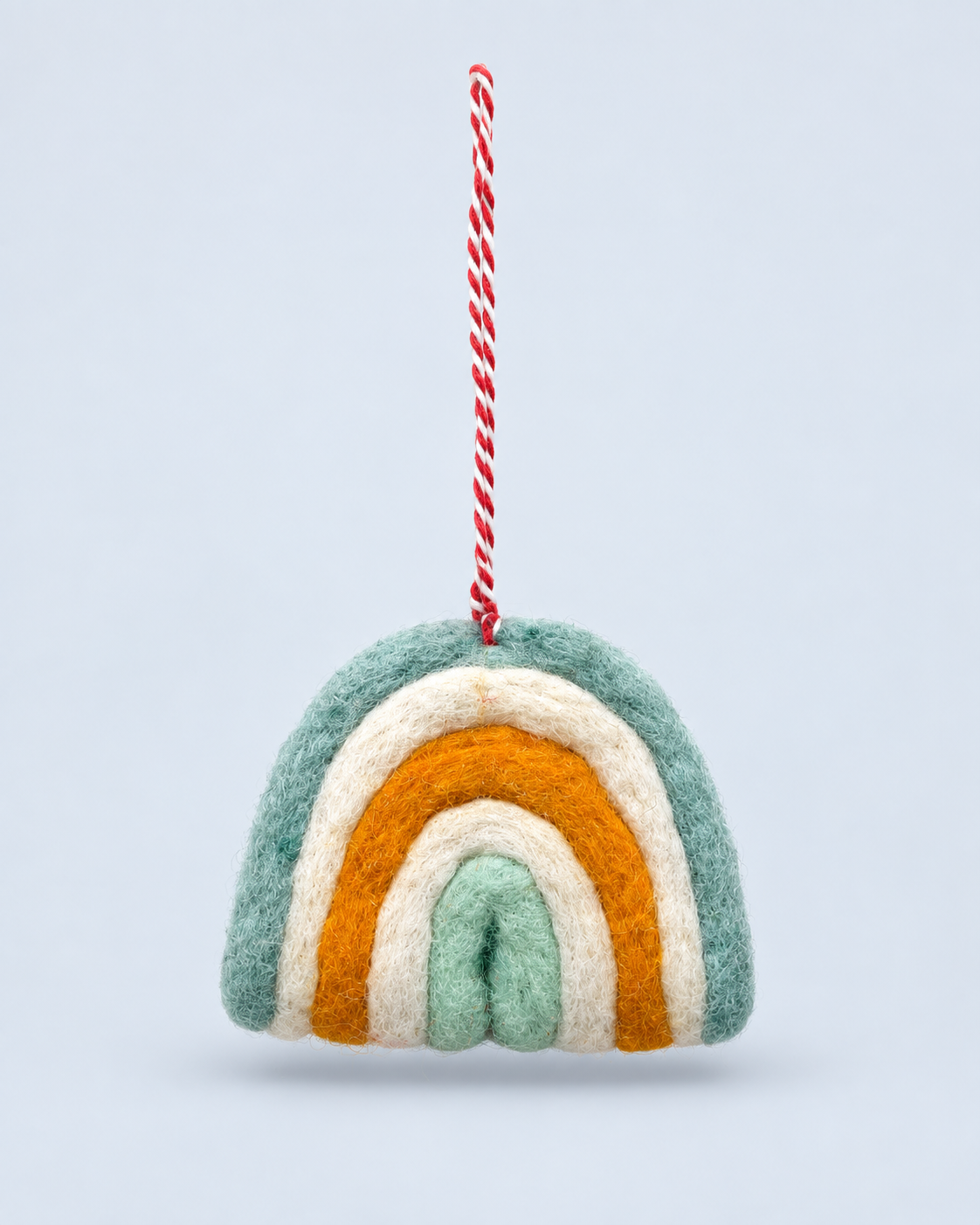After the Rain – Handmade Wool Felt Rainbow Ornaments