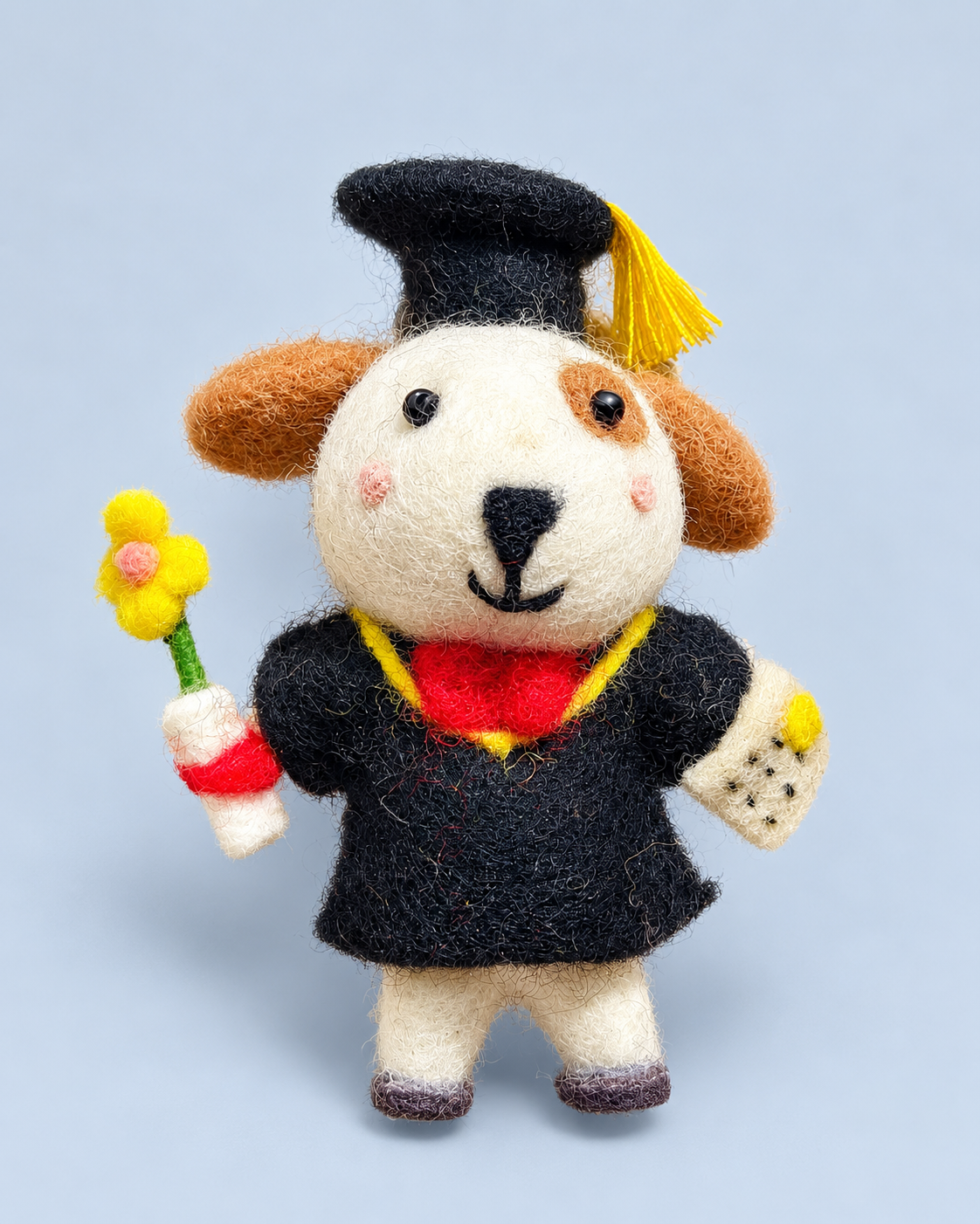 Little Graduates – Handmade Wool Felt Graduation Ornaments