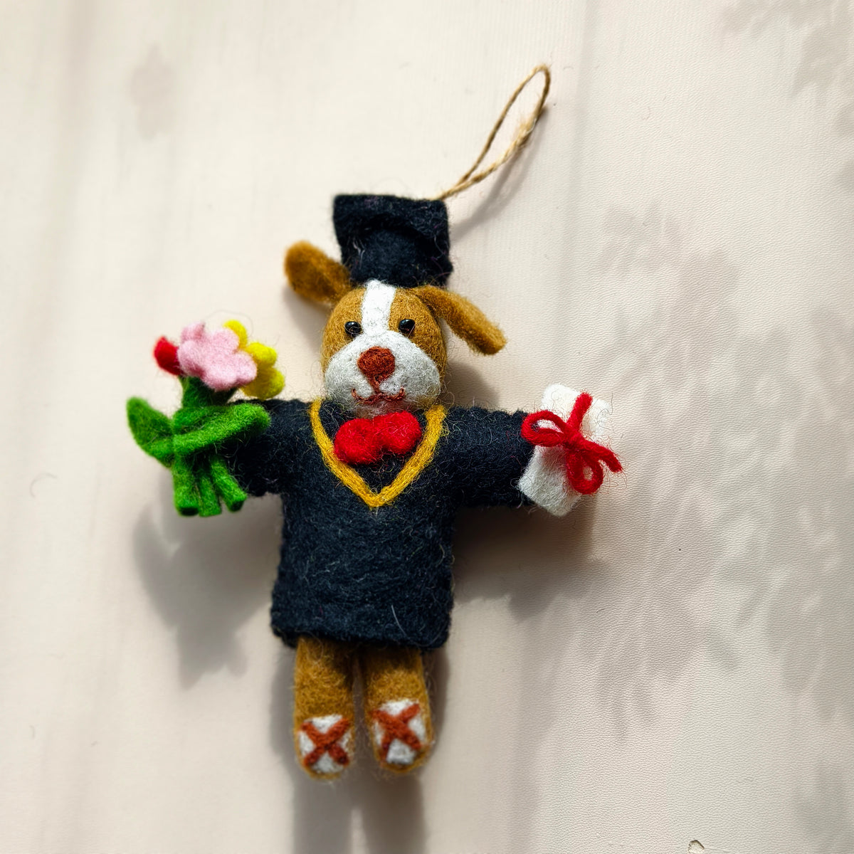 Little Graduates – Handmade Wool Felt Graduation Ornaments
