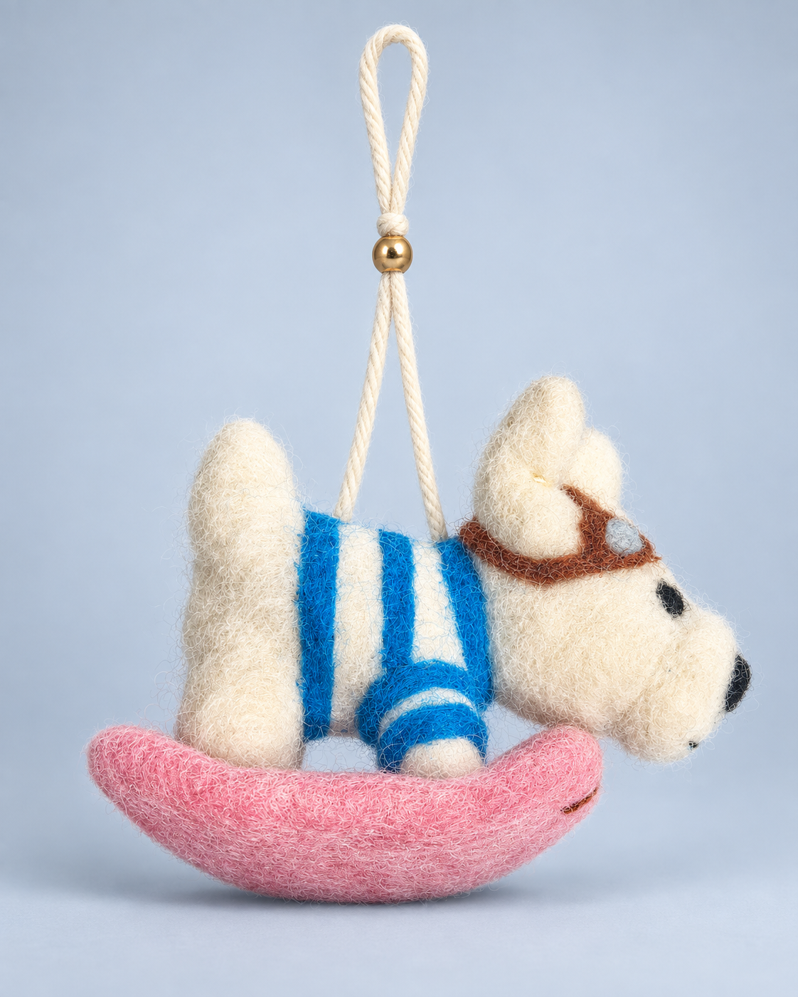 Faithful Little Dogs – Handmade Wool Felt Dog Charms & Ornaments
