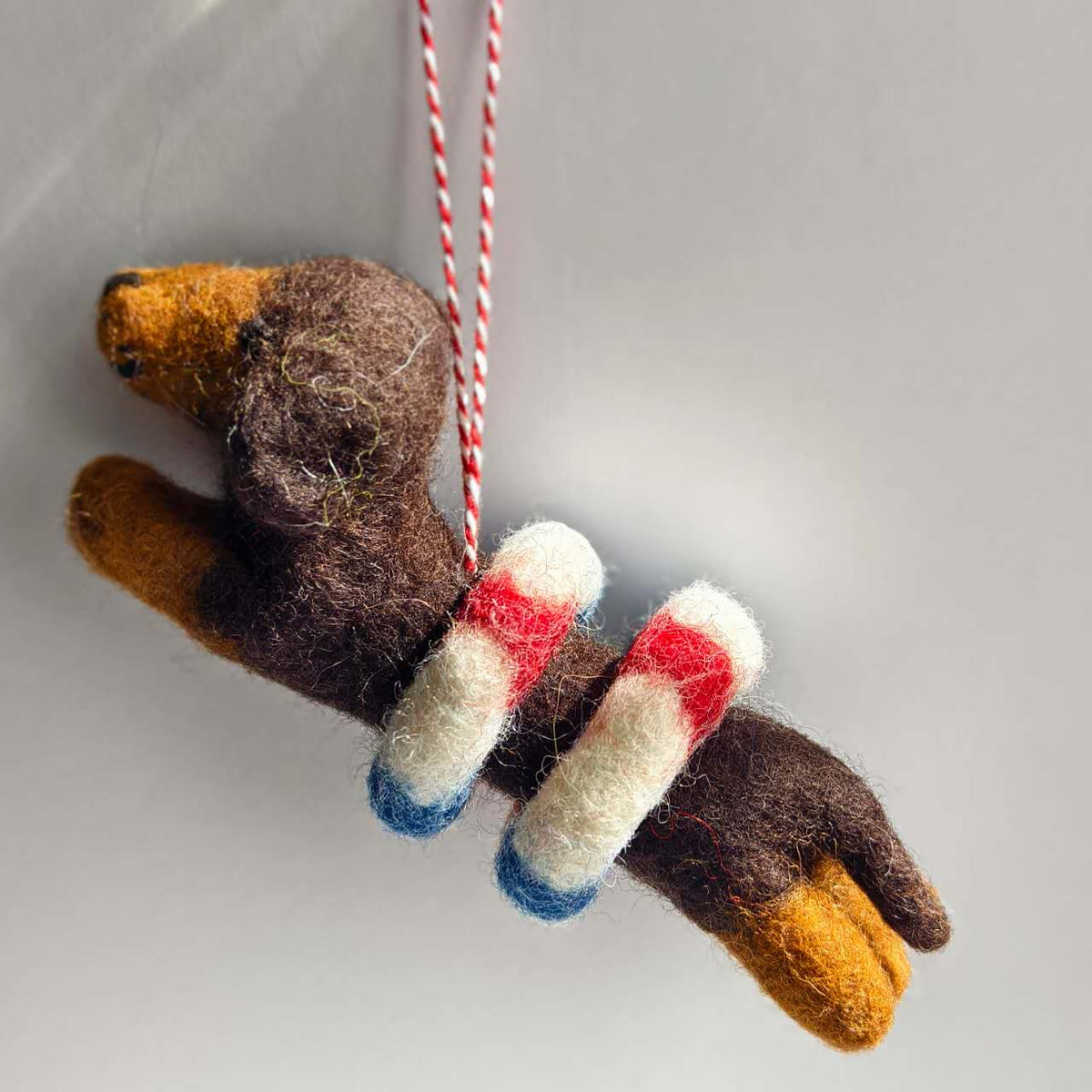 Faithful Little Dogs – Handmade Wool Felt Dog Charms & Ornaments