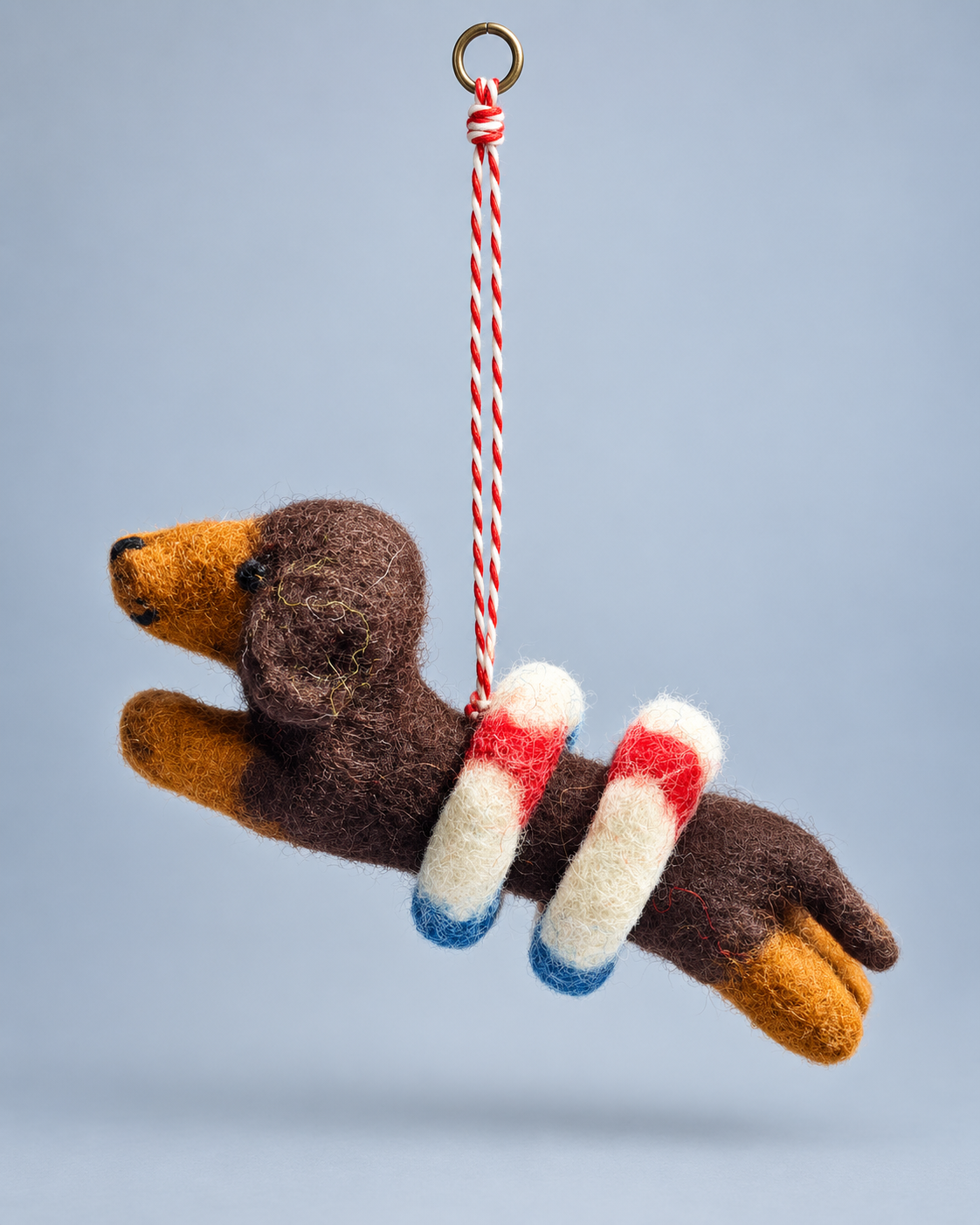 Faithful Little Dogs – Handmade Wool Felt Dog Charms & Ornaments