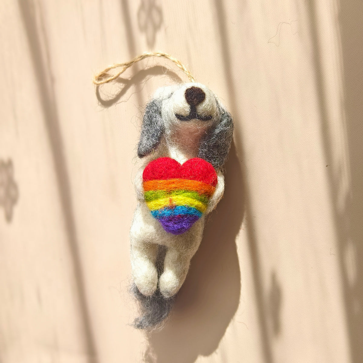 Faithful Little Dogs – Handmade Wool Felt Dog Charms & Ornaments