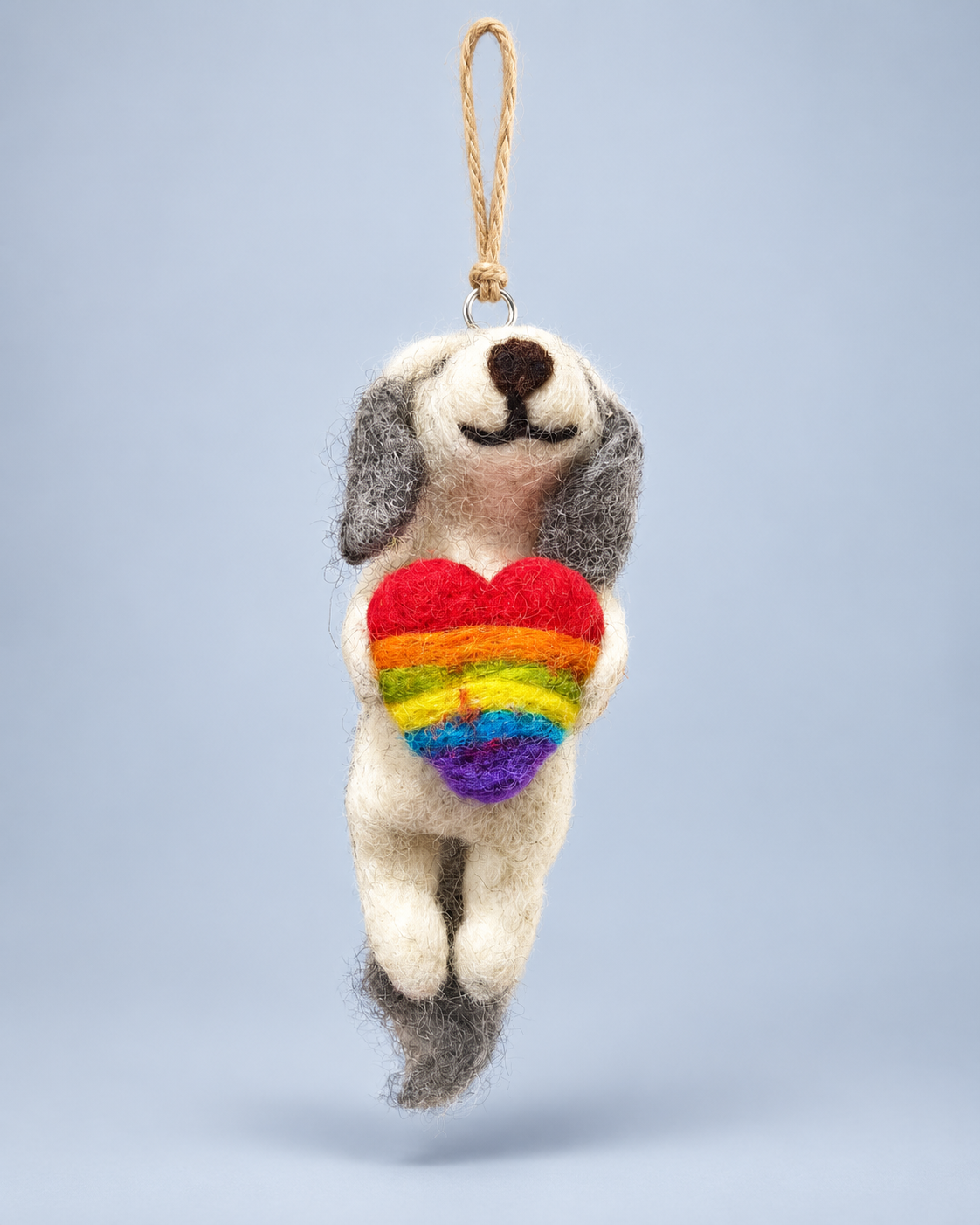 Faithful Little Dogs – Handmade Wool Felt Dog Charms & Ornaments