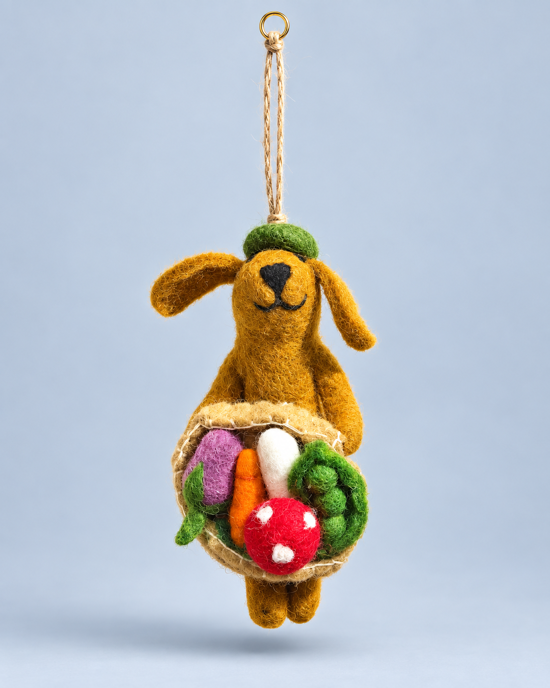 Faithful Little Dogs – Handmade Wool Felt Dog Charms & Ornaments
