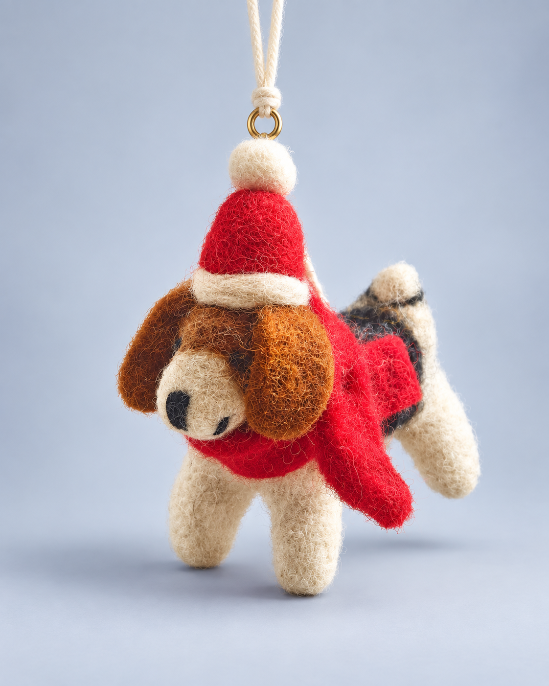 Faithful Little Dogs – Handmade Wool Felt Dog Charms & Ornaments