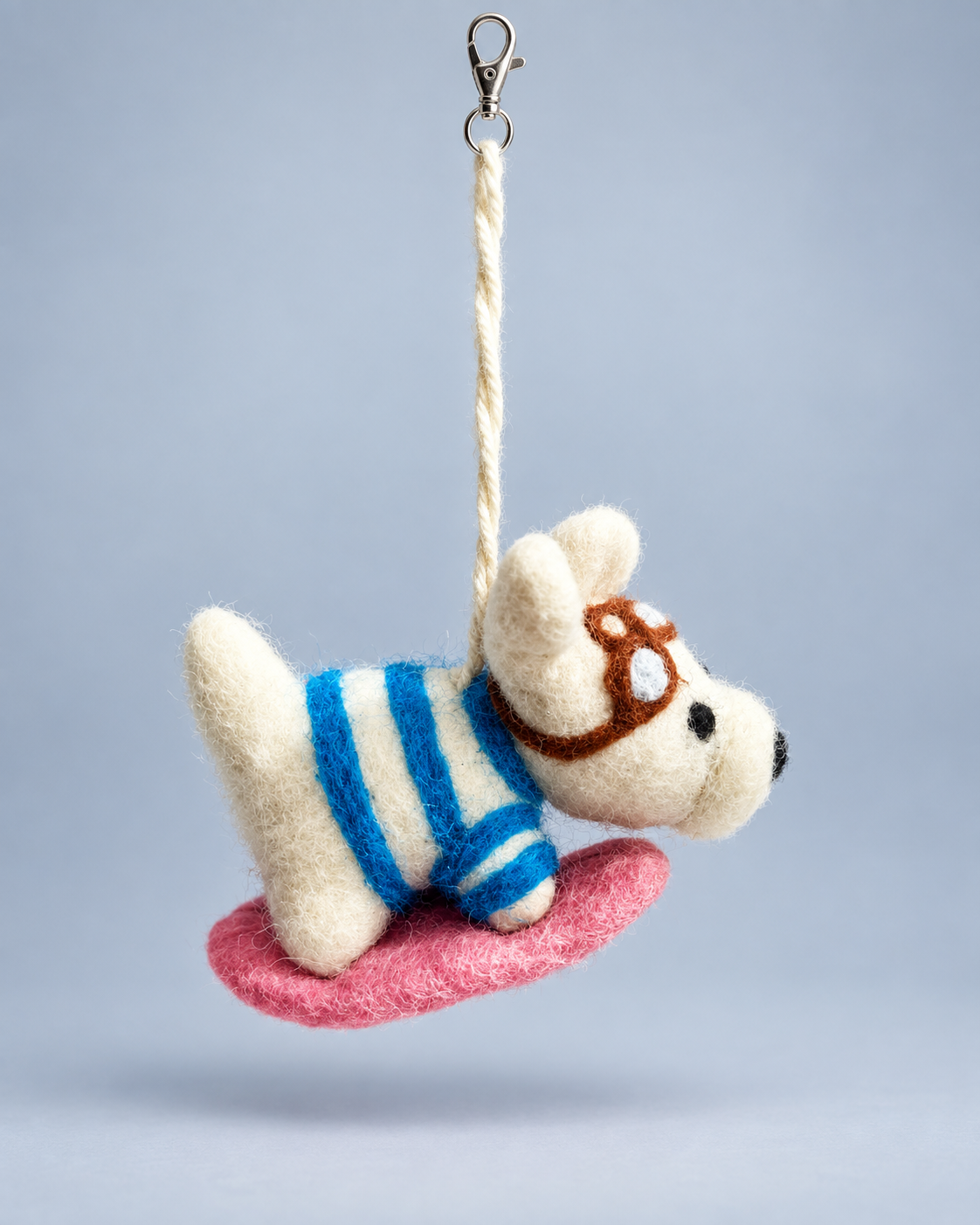 Faithful Little Dogs – Handmade Wool Felt Dog Charms & Ornaments