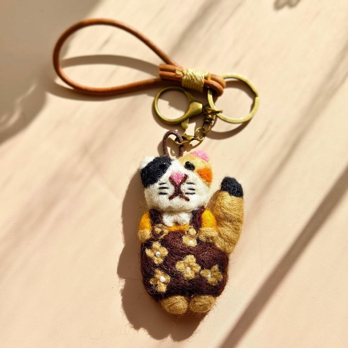 Purrfect Little Cats – Handmade Wool Felt Cat Charms & Ornaments