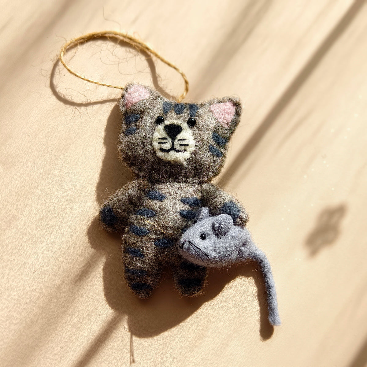 Purrfect Little Cats – Handmade Wool Felt Cat Charms & Ornaments