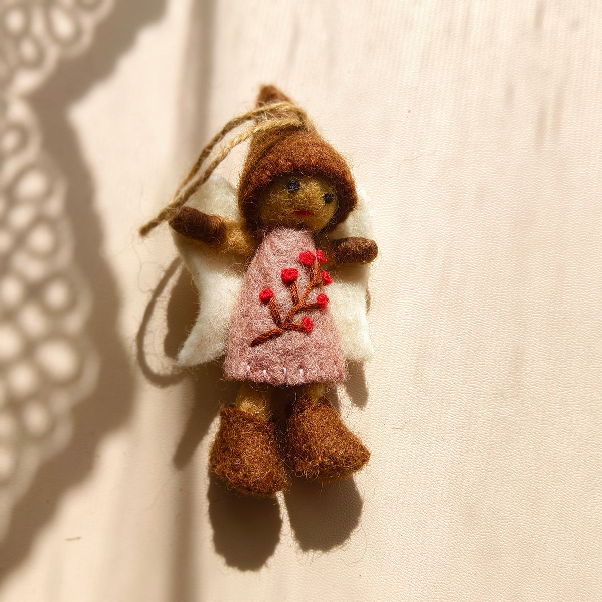Woodland Elves – Handmade Wool Felt Elf Ornaments