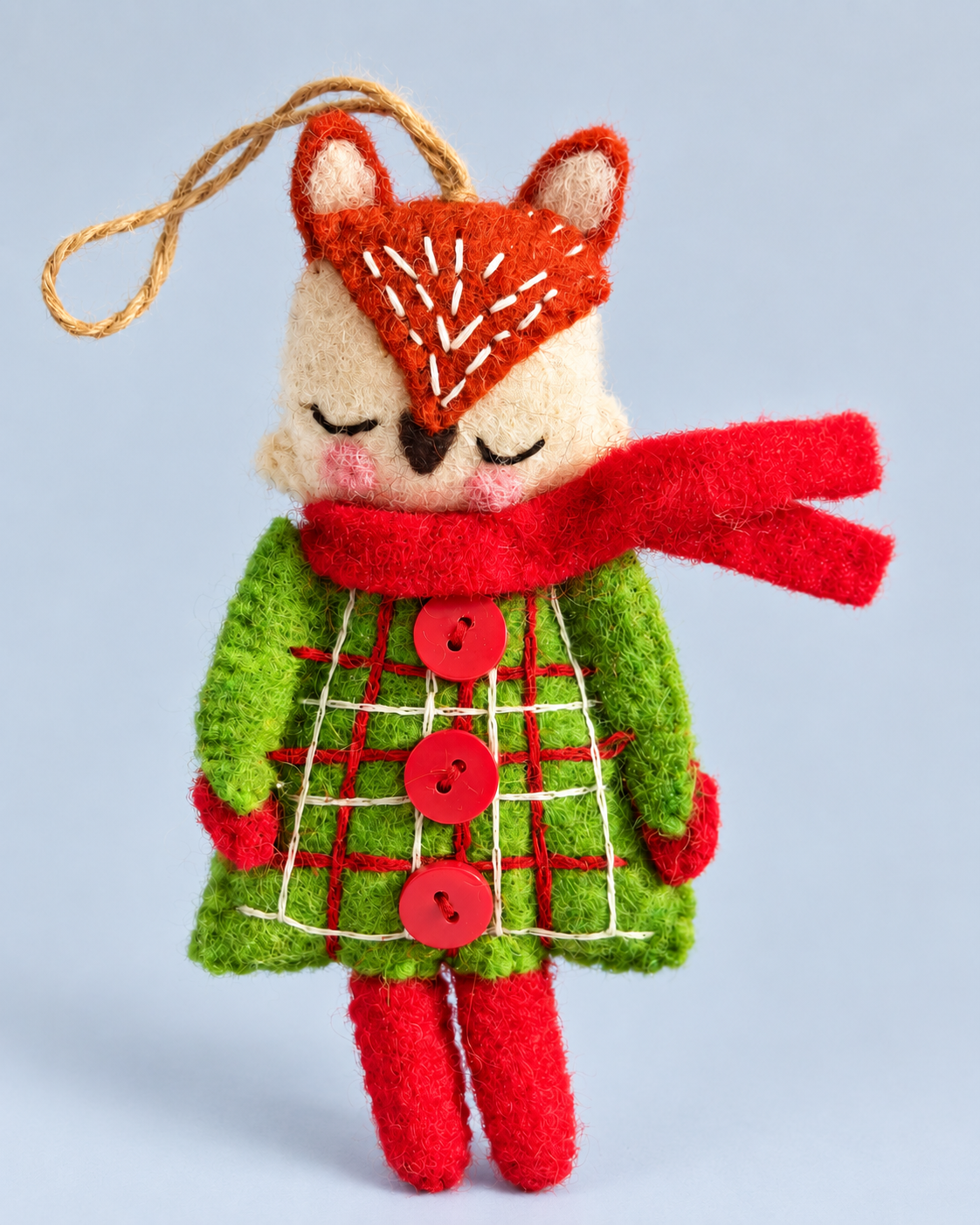 Christmas Felt Friends – Handmade Wool Felt Festive Ornaments