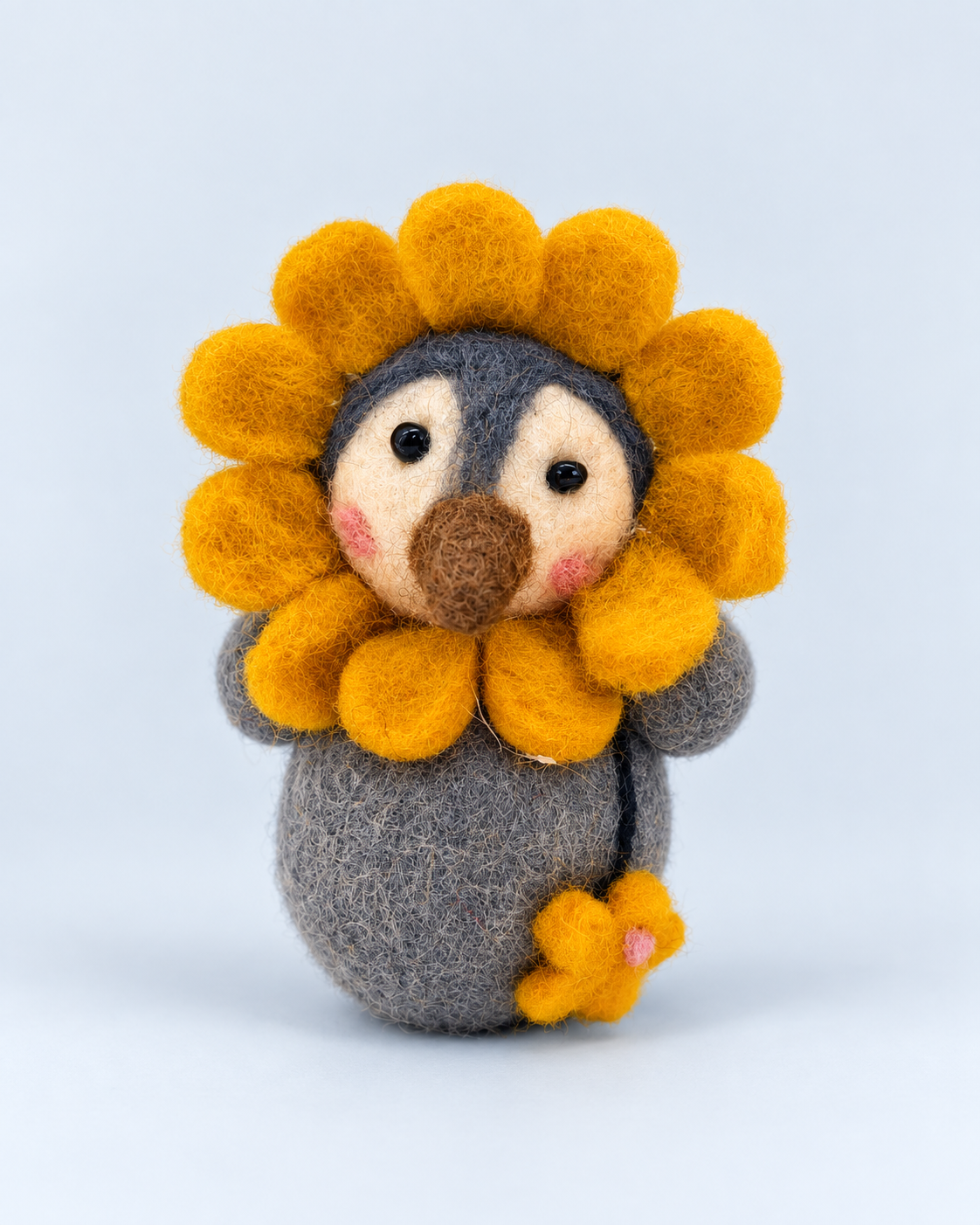 Little Penguin Parade – Handmade Wool Felt Penguin Ornaments
