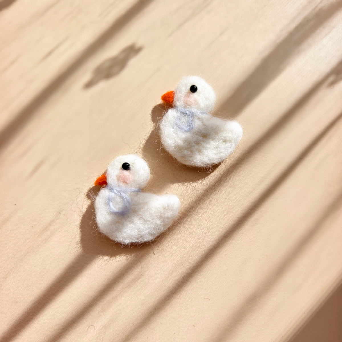Farmyard Feathered Friends – Handmade Wool Felt Chicks & Ducks