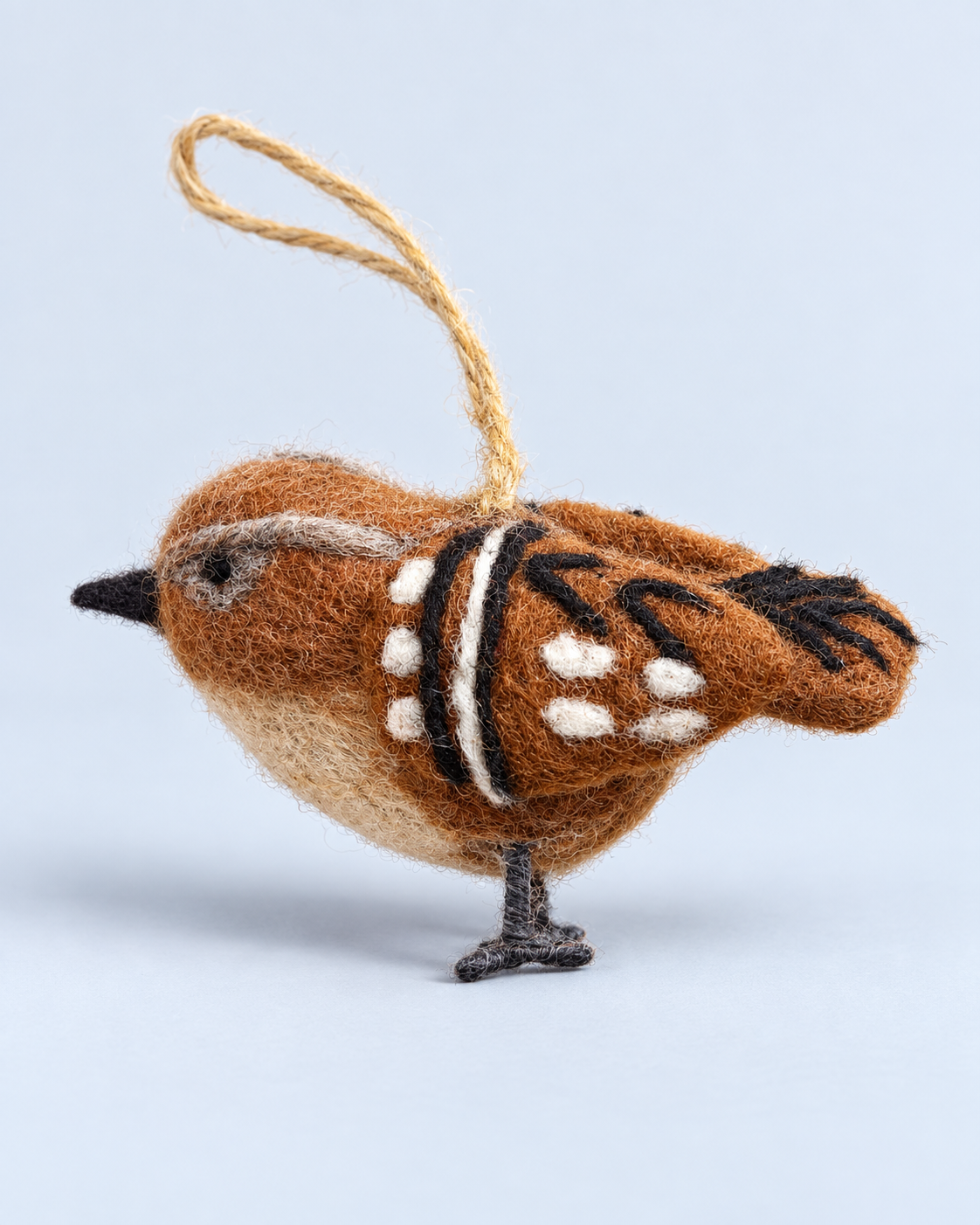 Little Garden Birds – Handmade Wool Felt Bird Ornaments