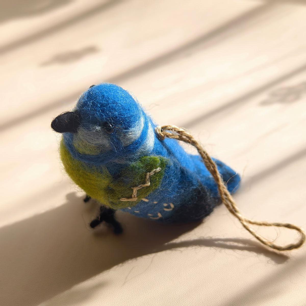 Little Garden Birds – Handmade Wool Felt Bird Ornaments