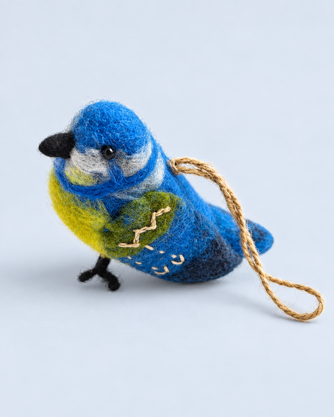 Little Garden Birds – Handmade Wool Felt Bird Ornaments