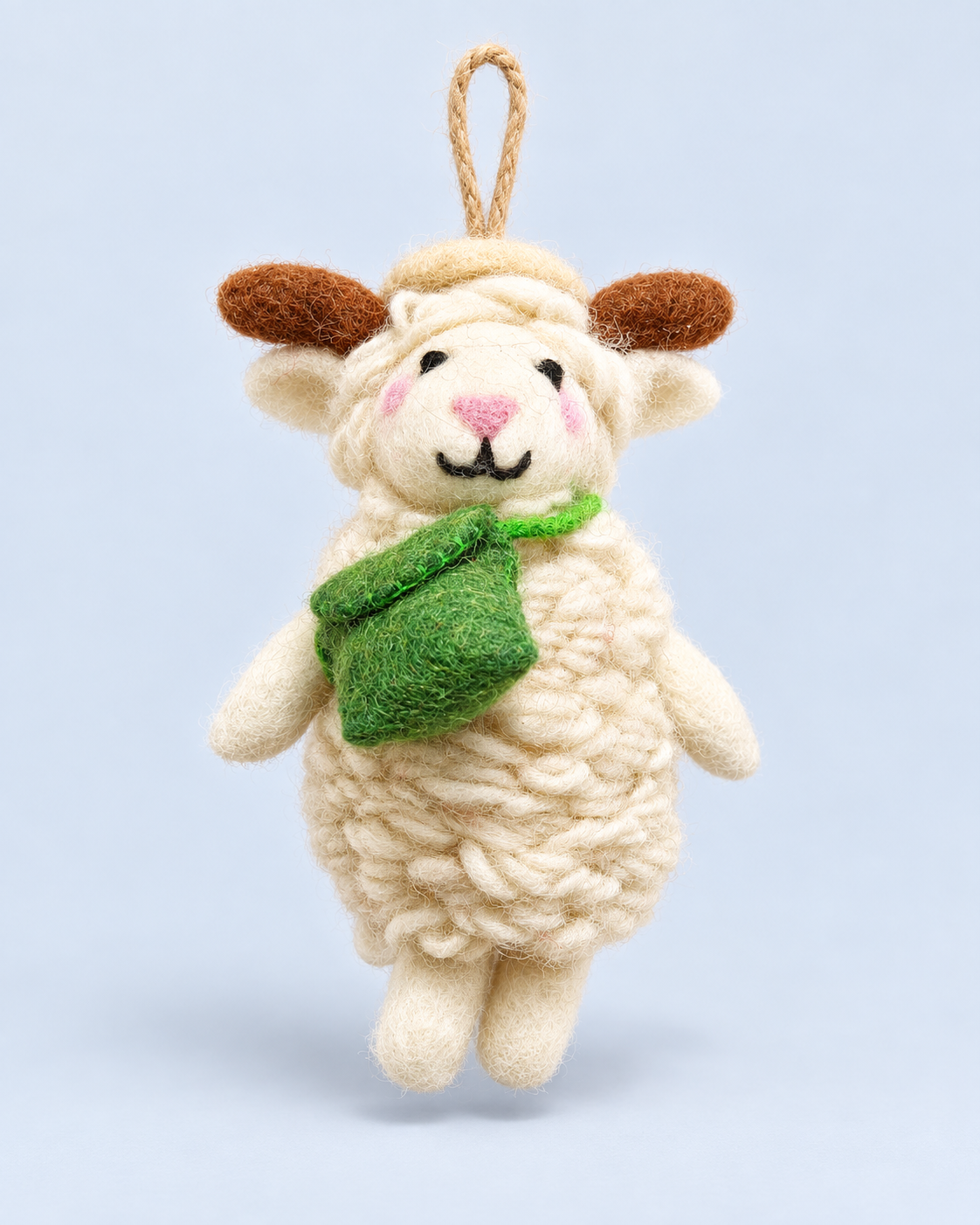 Cosy Sheep Characters – Handmade Wool Felt Charms