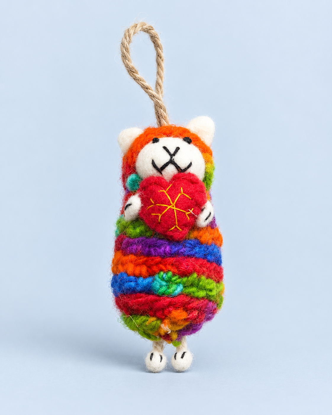 Cosy Sheep Characters – Handmade Wool Felt Charms
