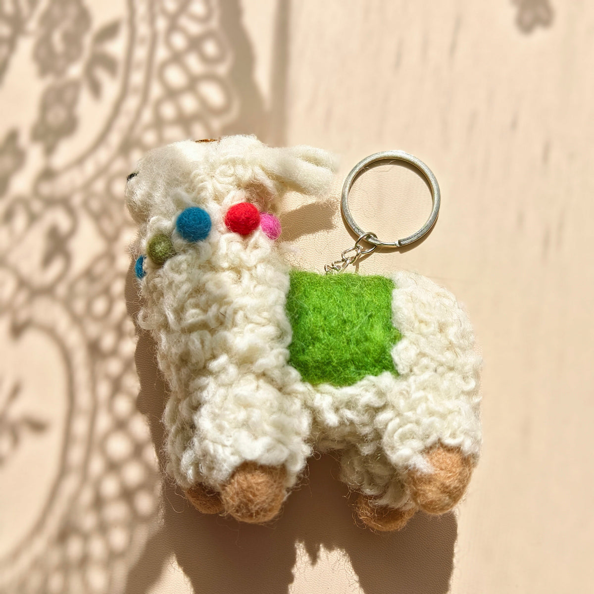 Cosy Sheep Characters – Handmade Wool Felt Charms