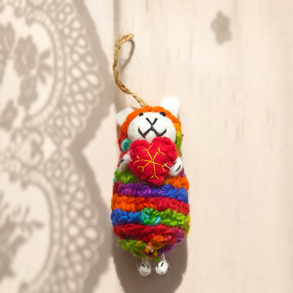 Cosy Sheep Characters – Handmade Wool Felt Charms