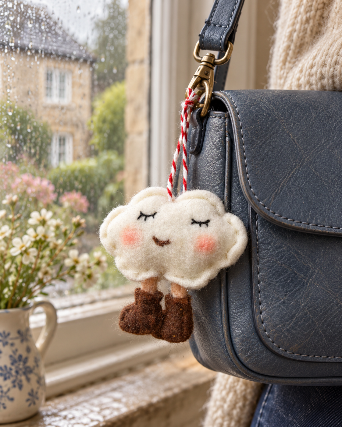 After the Rain – Handmade Wool Felt Rainbow Ornaments