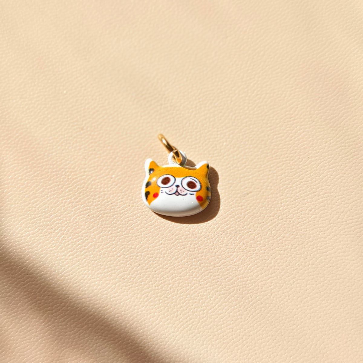The Eleven O’Clock Window Club – Copper Cat Face Charms & Pendants