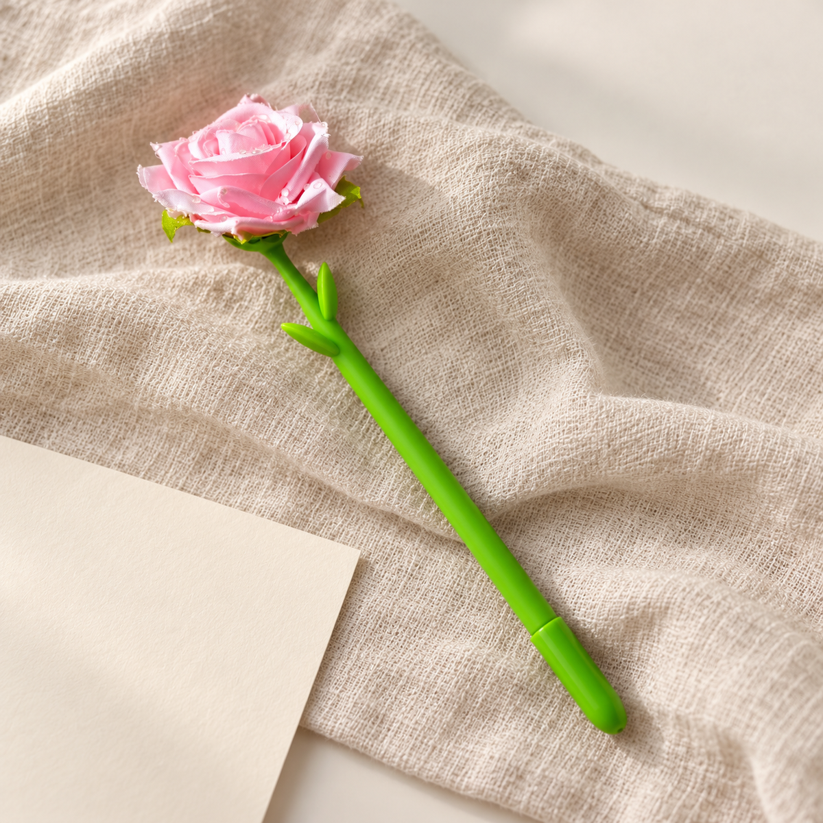 Dewdrop Garden Rose Pens – Six Floral Colours