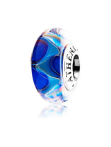 Dreamwave Murano Glass Charm – Blue Ocean-Inspired Bead