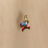 The Village-Pond Parade – Copper & Stainless Steel Duck & Chick Charms & Pendants