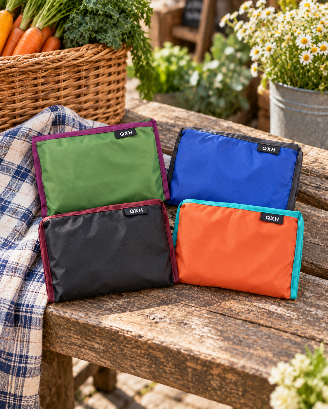 Large Foldable Drawstring Shopping Bag