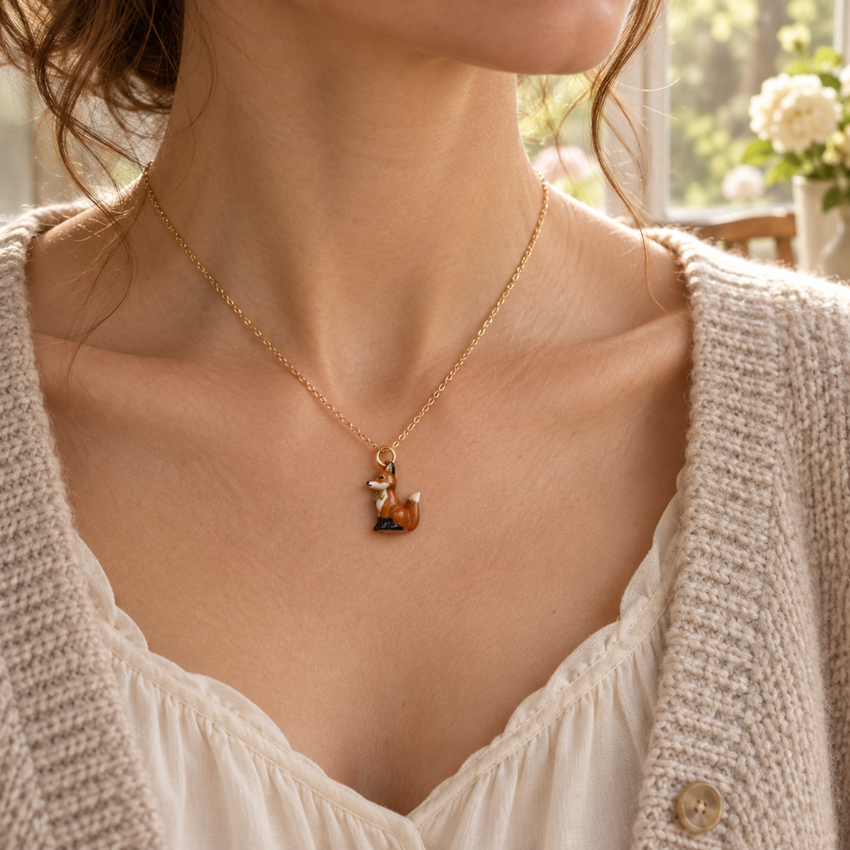 The Foxglove Lane – Copper & Stainless Steel Fox Charms & Pendants