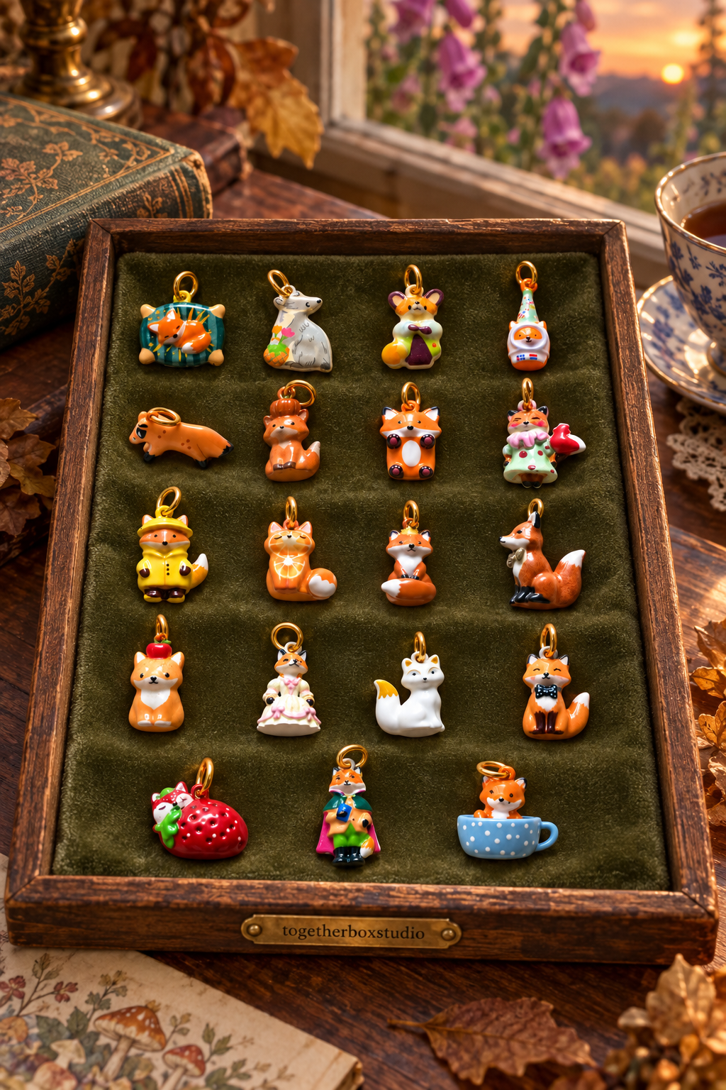 The Foxglove Lane – Copper & Stainless Steel Fox Charms & Pendants