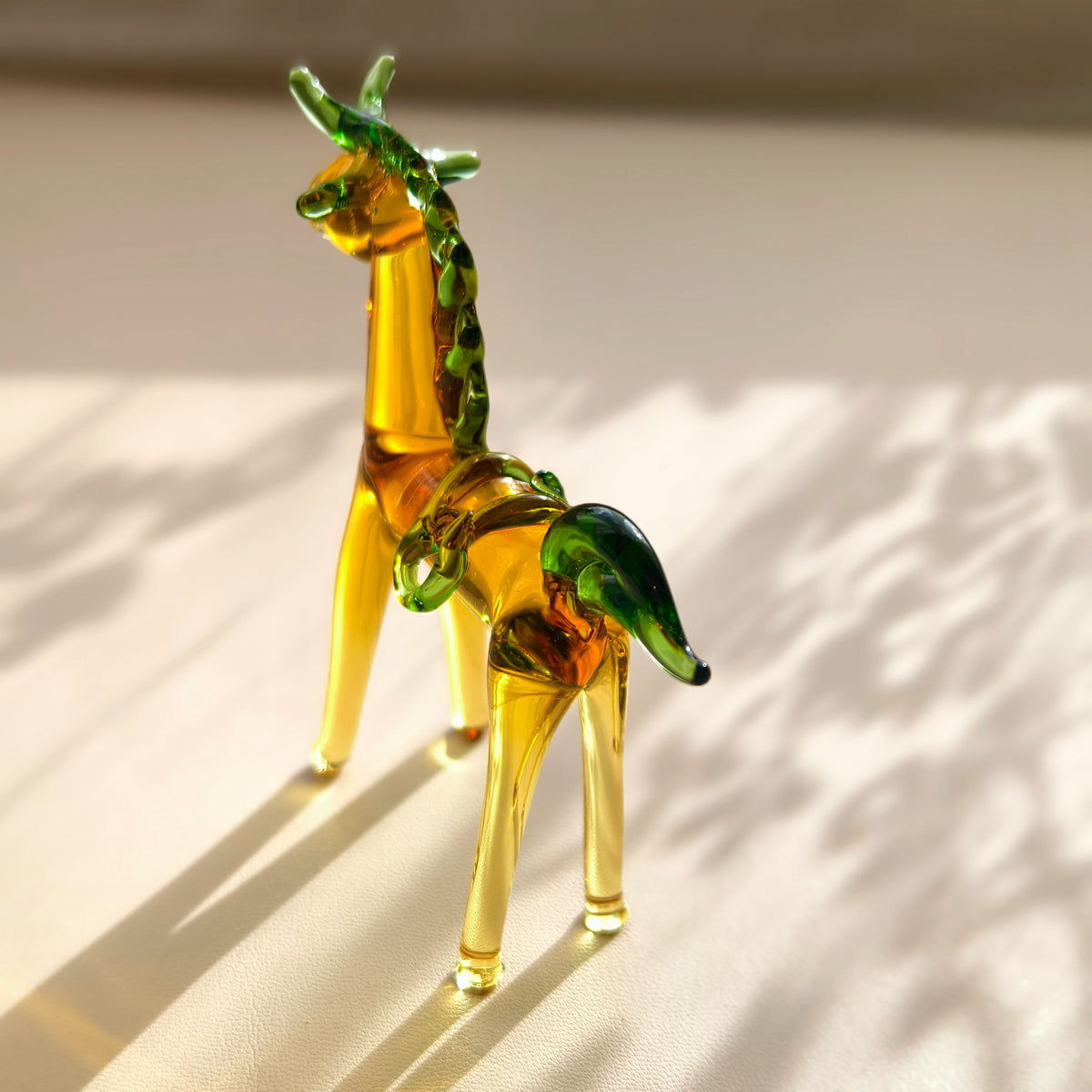A Little Horse at First Light – Coloured Glass Figurine
