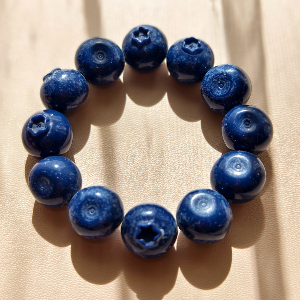 Little Blueberry Resin Bracelet
