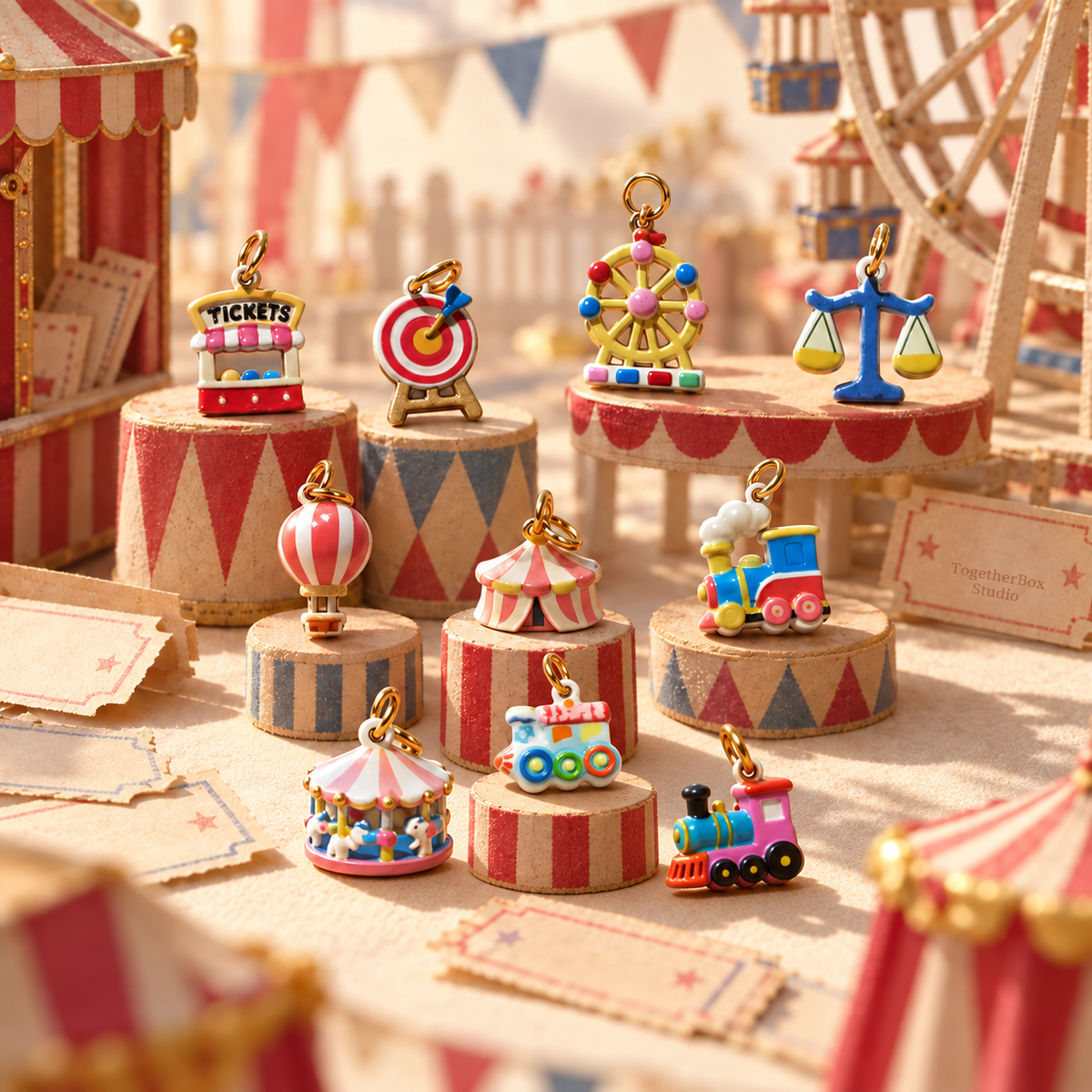 The Mayfair Miniature Fair – Copper & Stainless Steel Charms & Pendants