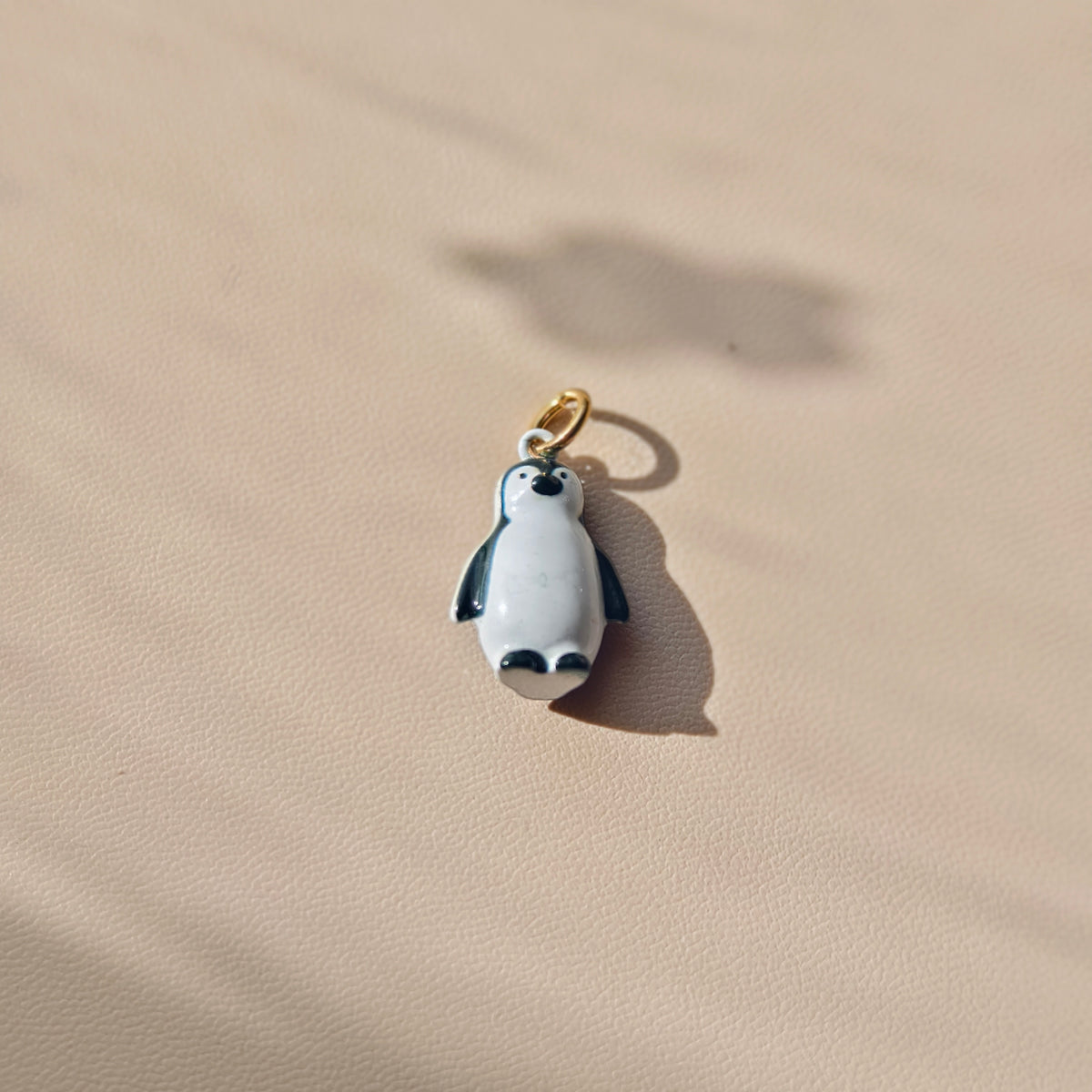 The Penguin Tea-Room Queue – Copper & Stainless Steel Penguin Charms & Pendants